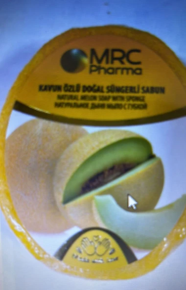 Kavun Özlü Doğal Süngerli Sabun 135 Gr ürün görseli 1