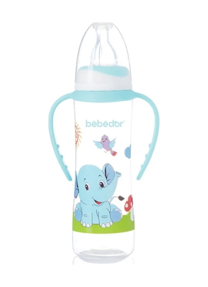 Bebedor Ergonomik Kulplu Biberon Orta Akış 3+Ay 250ml ürün görseli 1