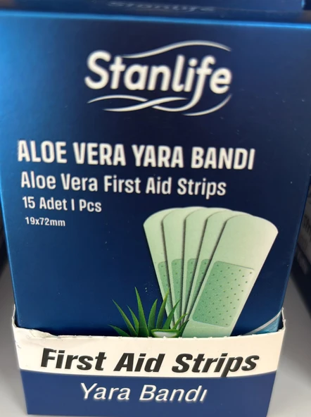 Stanlıfe Aloe Vera Yara Bandı 15 Li 19 72 ürün görseli 1