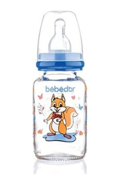 Bebedor Desenli Cam Biberon 125 ML 30302 ürün görseli 1