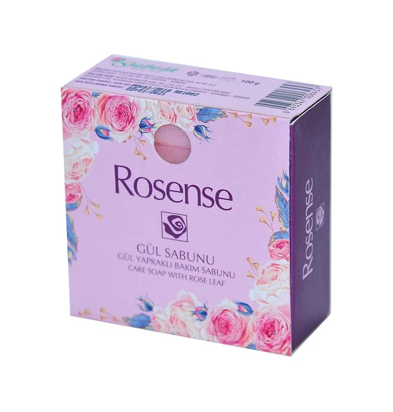 Rosense Katı Gül Sabunu 100 G - Resim 4
