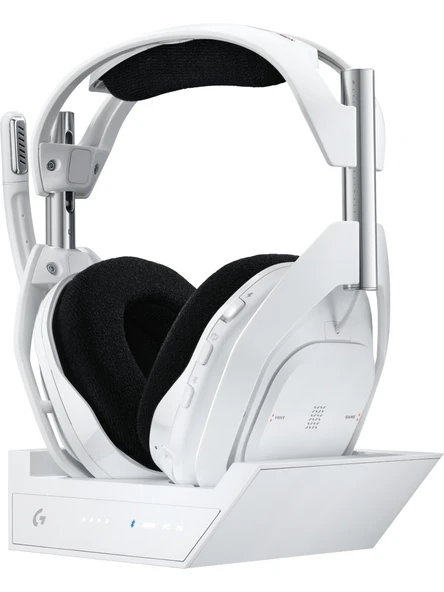 Logitech G Astro A50 X Lightspeed Beyaz Baz İstasyonlu Kablosuz Kulak Üstü Oyuncu Kulaklığı (OUTLET) ürün görseli 1