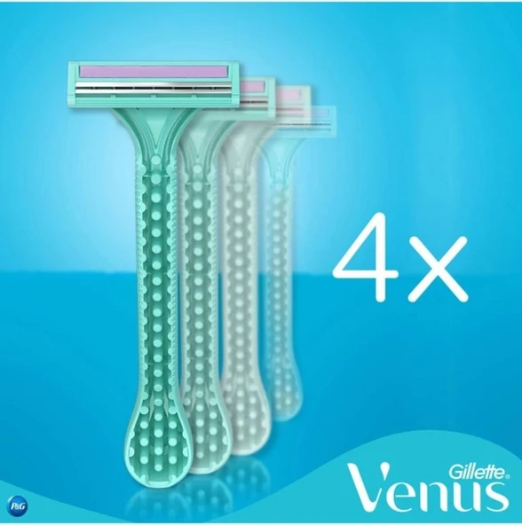 Gillette Simply Venus 2 Smooth Tıraş Bıçağı 4'lü - Resim 6