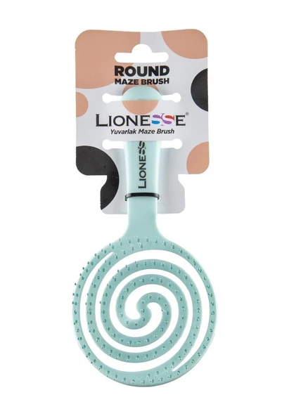 Lionesse Yuvarlak Maze Brush Mavi ürün görseli 1