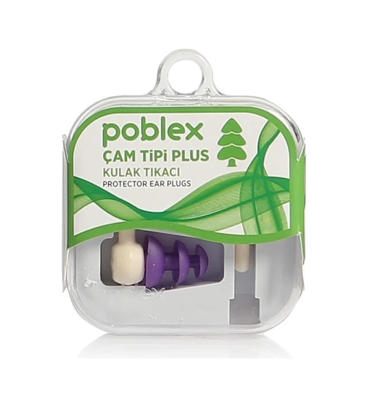 Poblex Çam Tipi Plus Kulak Tıkacı Medium ürün görseli 1