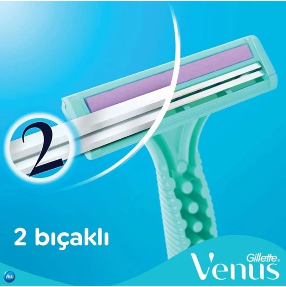 Gillette Simply Venus 2 Smooth Tıraş Bıçağı 4'lü - Resim 3