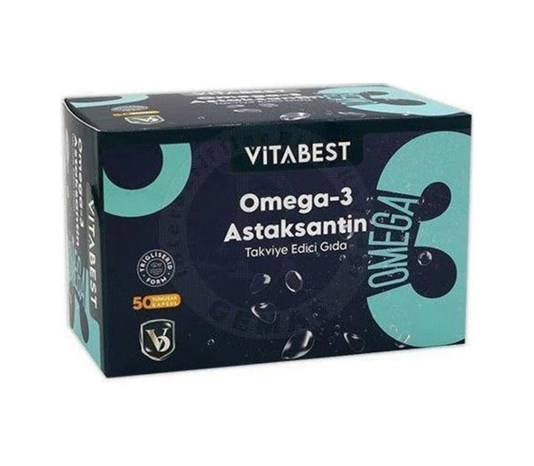 Omega 3 Astaksantin 50 Kapsül ürün görseli 1