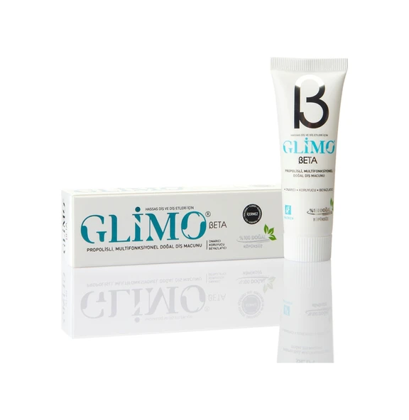 Glimo Beta Propolisli Köpüksüz Doğal Diş Macunu 20 ML ürün görseli 1