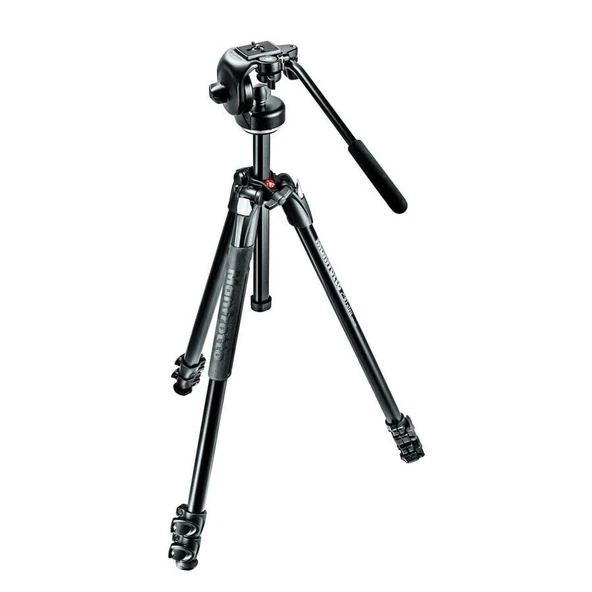 Manfrotto MK290XTA3-2W Alüminyum Video Tripod - Resim 3