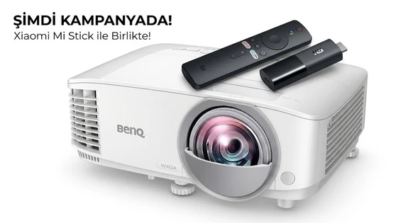 Akıllı Projeksiyon TV Android Box Hediyeli!!! BENQ TAŞINABİLİR 3D HDMI LI VGA LI KISA MESAFEDEV EKERAN PROJEKSİYON YENİLENMİŞ ÜRÜNDÜR ürün görseli 1