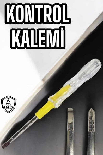 Test Cihazı Kontrol Kalemi Çift Başlıklı Şeffaf Elektrik Testi ürün görseli 1