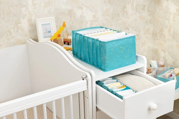 Baby Akordiyon Organizer Çekmece Düzenleyici Large (yeşil) - 04089 ürün görseli 1