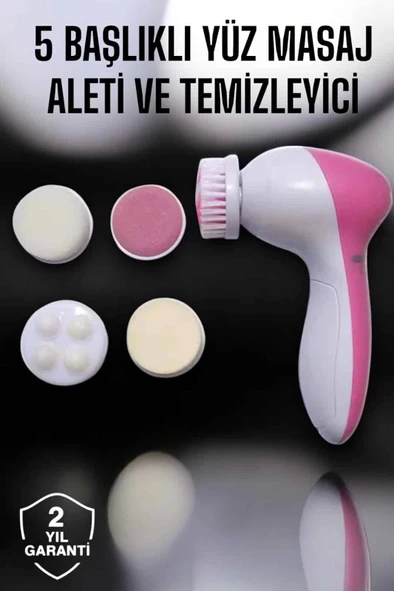 5 Fonksiyonlu Kablosuz Yüz Temizleme Cihazı ile Derinlemesine Cilt Bakımı ürün görseli 1
