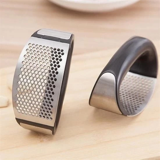 Yeni Sarımsak Ezici Paslanmaz Çelik Garlic Press - Resim 2