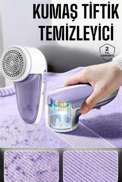 Tiftik Temizleme Makinesi USB Şarjlı Tüy Toplayıcı Kablosuz ürün görseli 1