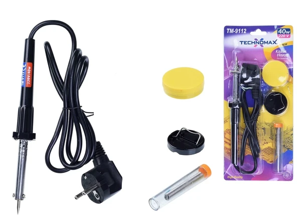 40w Pasta ve Lehim Telli Havya Seti Tm-9112 ürün görseli 1