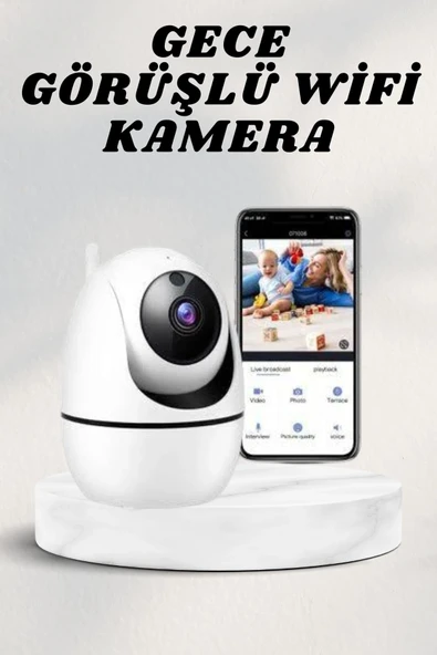 Wifi Kamerası Kablosuz Wifi Güvenlik Kamerası ürün görseli 1