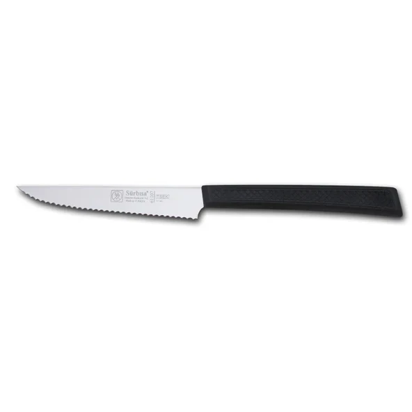 Eco Lounge Sürbısa 61107 - Sürmene Lazerli Tırtıklı Biftek / Steak Bıçağı 12 cm ürün görseli 1