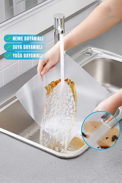 Şeffaf Raflık Kaymaz Dolap Içi Çekmece Raf Örtüsü Kaydırmaz 45 Cm X 3 Metre Koruyucu Ev Ürünü ürün görseli 1