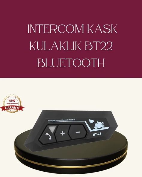 Motosiklet Sürüşleri İçin BT22 Kask Bluetooth Kulaklık Mikrofonlu ürün görseli 1