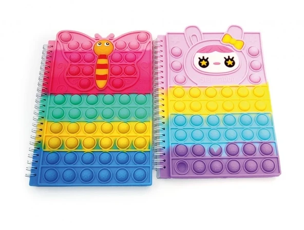 Sevimli Tasarımlı Pop-It Defter ürün görseli 1