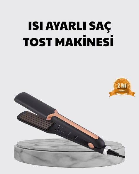 Tost Model Saç Şekillendirici Hızlı Isınan Isı Ayarlı ürün görseli 1