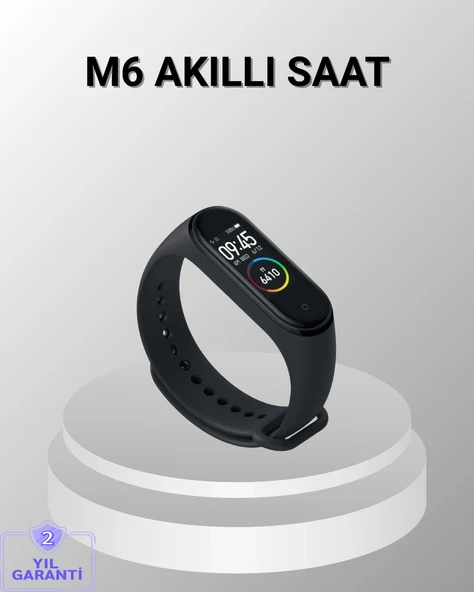 Akıllı Bileklik – Adım Sayar, Kalp Atış Ölçer, Uyku Takipli ve Suya Dayanıklı ürün görseli 1