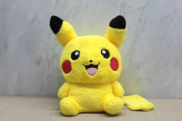 Sevimli Peluş Pikachu Sırt Çantası ürün görseli 1