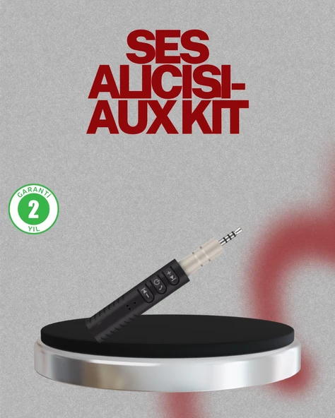Taşınabilir Bluetooth 4.1 Ses Adaptörü – 10 Metre Çekim Mesafesi ürün görseli 1