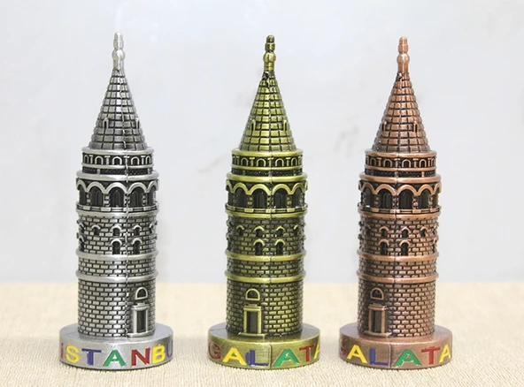 10 cm Metal Galata Kulesi ürün görseli 1