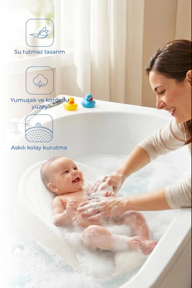 Babyjem Soft Banyo Desteği Bebek Yıkama Yardımcısı Kum Beji ürün görseli 1