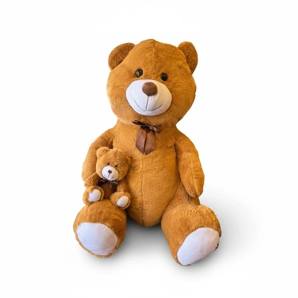 62518 100 CM YAVRULU AYI PELUŞ -HLY ürün görseli 1