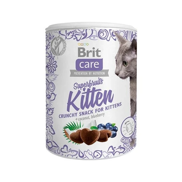 Brit Care Glutensiz Süper Besinli Yavru Kedi Ödülü 100 gr ürün görseli 1