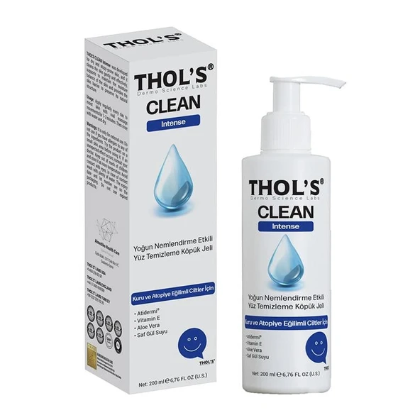 Thol's Clean Intense Kuru ve Atopik Ciltler için Yüz Temizleme Köpüğü 200 ML ürün görseli 1