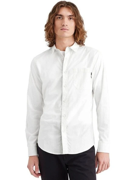 Dockers   LS ULTIMATE SHIRT SLIM END ON END DELFT Erkek Kahverengi Gömlek - A4253 ürün görseli 1