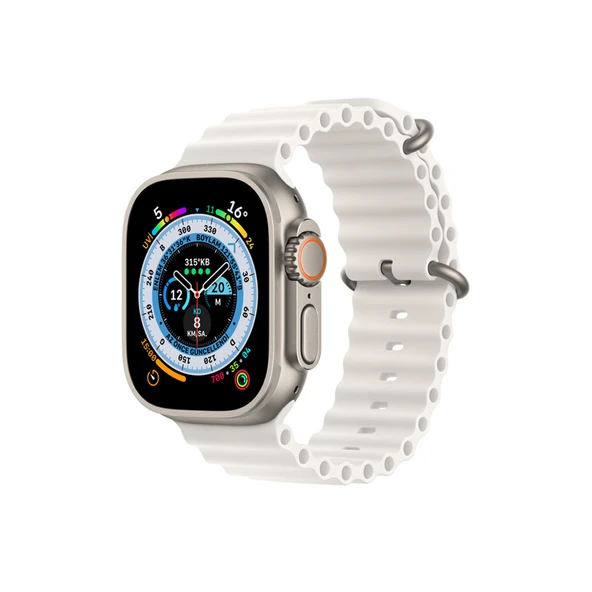 Winex Watch 8 Pro Max Amoled Ekran Android İos Uyumlu Akıllı Saat Gümüş ürün görseli 1