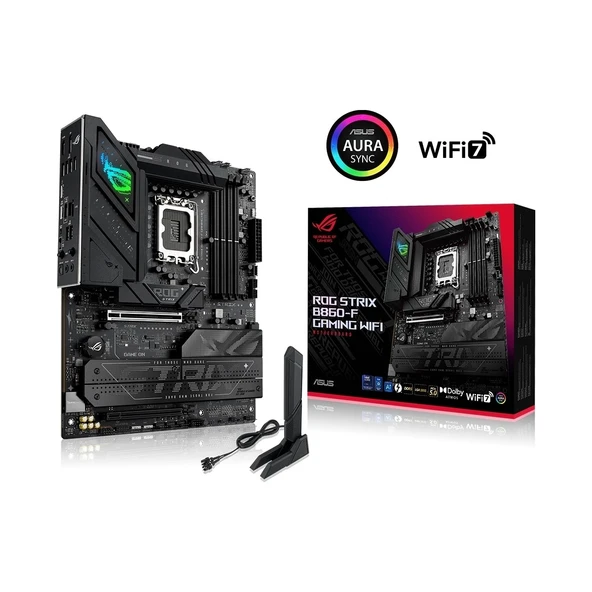 Asus ROG Strix B860-F Gaming Wi-Fi Intel LGA1851 DDR5 ATX Anakart ürün görseli 1