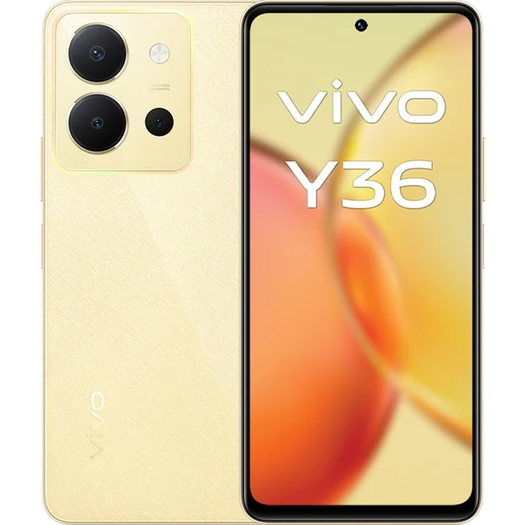Vivo Y36 128 GB 8 GB Ram (Vivo Türkiye Garantili) Sarı ürün görseli 1