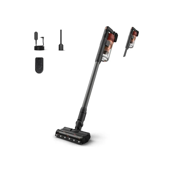 Philips XC6452/10 Kablosuz Dikey Süpürge, Şarjlı, 0.6 L Toz Hacmi, Elektrikli Kullanım Tipi ürün görseli 1
