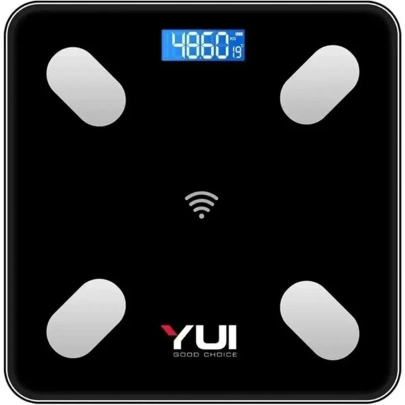 KB13 Akıllı Bluetooth Şarjlı Tartı Siyah (Yuı Türkiye Garantili) ürün görseli 1