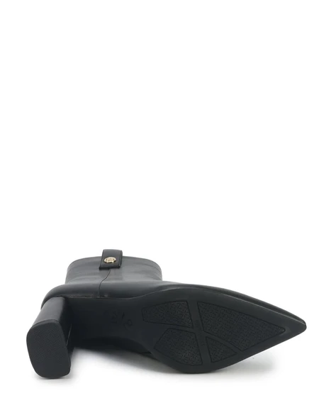 Nine West Jaen 5PR Siyah Topuklu Kadın Bot - Resim 4