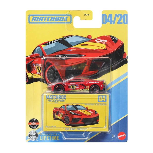 Matchbox Koleksiyon Araçlar 2020 CHEVY CORVETTE GBJ48 - JMX02 ürün görseli 1
