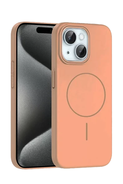 Joko Apple iPhone 15 Plus Broş Magsafe Kapak - Çöl Titanyum ürün görseli 1