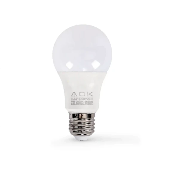 Ack Led Ampul 9W E27 Günışığı ürün görseli 1