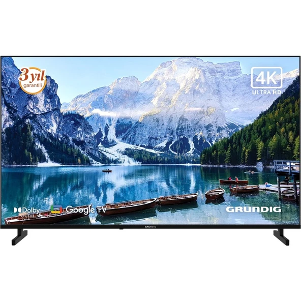 Grundig 65 GKU 700 65'' 165 Ekran Uydu Alıcılı 4K Ultra HD Smart Google TV ürün görseli 1