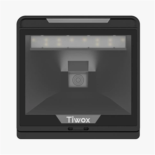 TIWOX VS-8000 2D KAREKOD KABLOLU USB MASAÜSTÜ BARKOD OKUYUCU ürün görseli 1
