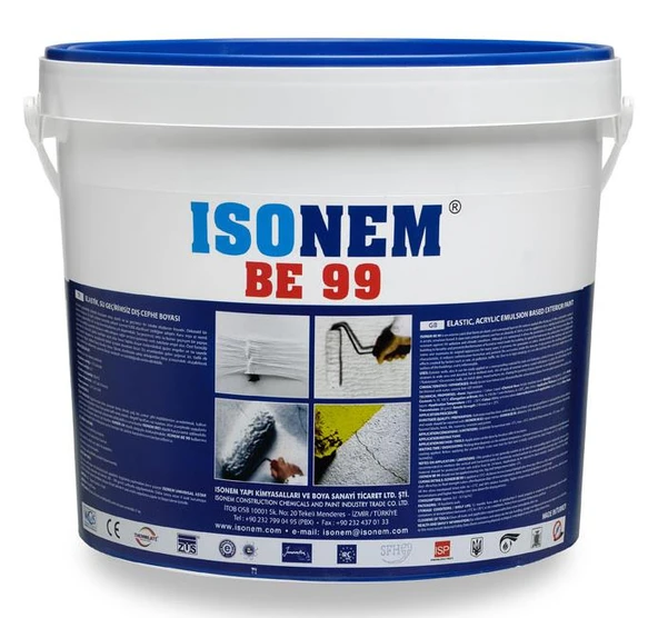 İsonem Be99 Elastik Dış Cephe Boyası 10 Kg ürün görseli 1