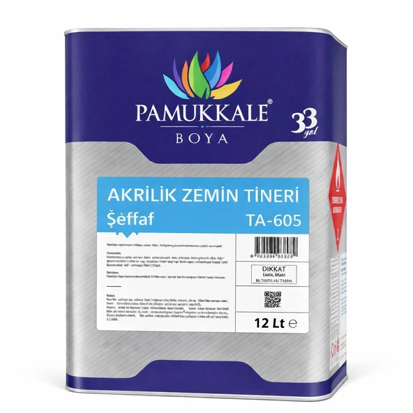 Pamukkale Akrilik Zemin Boyası Tineri 12 Lt ürün görseli 1