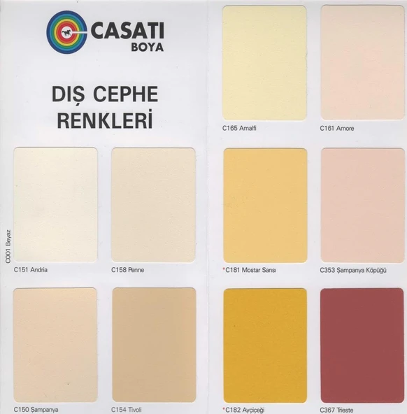 Casati Silikonlu Dış Cephe Boyası 15 Lt - Resim 2