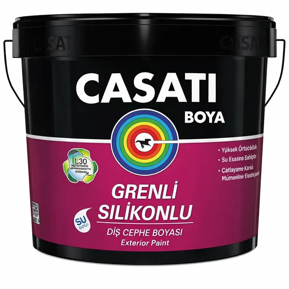 Casati Grenli Silikonlu Dış Cephe Boyası 25 Kg ürün görseli 1
